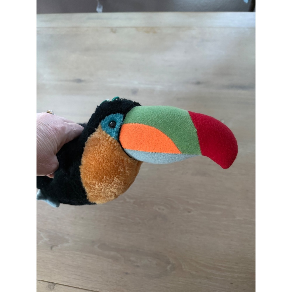 Vintage Russ Berrie‎ Mackie Toucan, Tropical 90s Treasures Plush Stuffed Animal